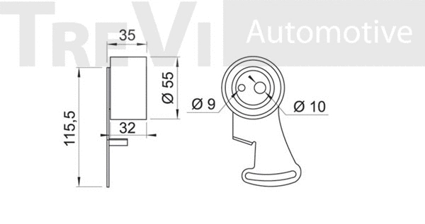 Tensioner Pulley, timing belt
