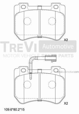 Brake Pad Set, disc brake (PF1417)
