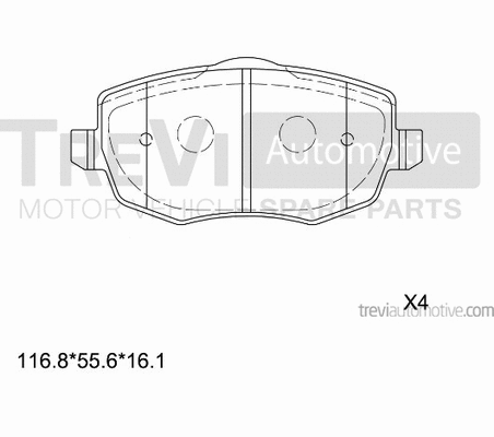 Brake Pad Set, disc brake (PF1178)