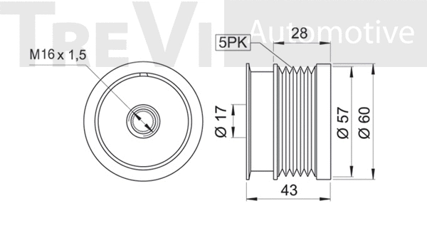 Alternator Freewheel Clutch