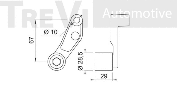 Deflection/Guide Pulley, timing belt