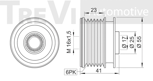 Alternator Freewheel Clutch