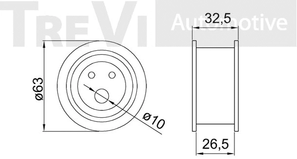 Tensioner Pulley, timing belt