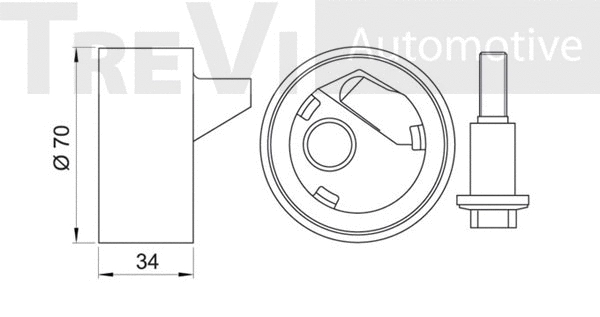 Tensioner Pulley, timing belt