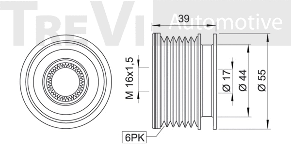 Alternator Freewheel Clutch
