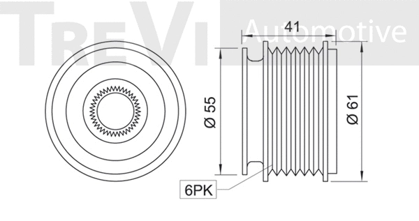 Alternator Freewheel Clutch