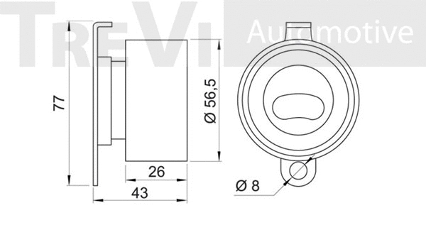 Tensioner Pulley, timing belt