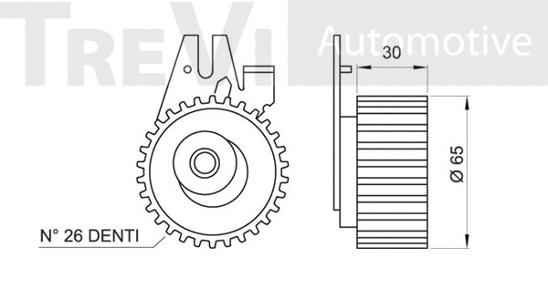 Tensioner Pulley, timing belt
