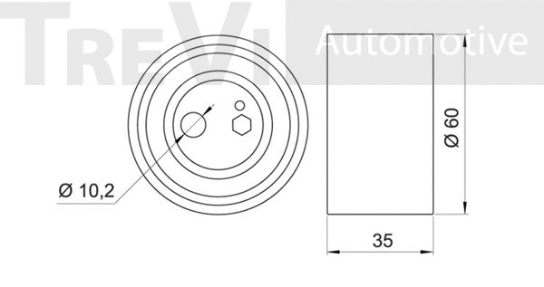Tensioner Pulley, timing belt
