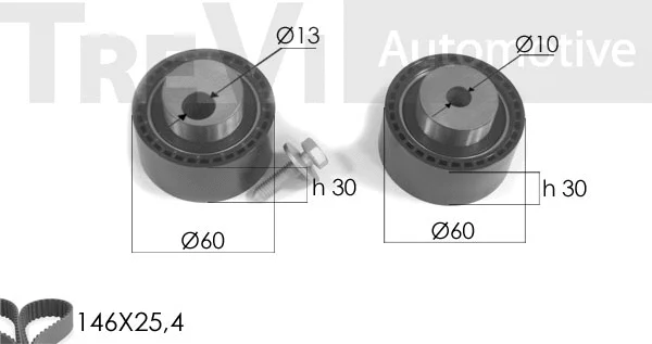 Water Pump & Timing Belt Kit (KD1211HP)
