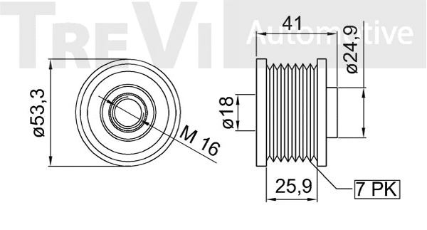 Alternator Freewheel Clutch