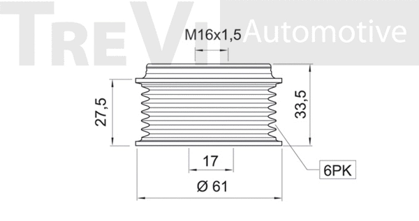 Alternator Freewheel Clutch