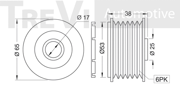 Alternator Freewheel Clutch