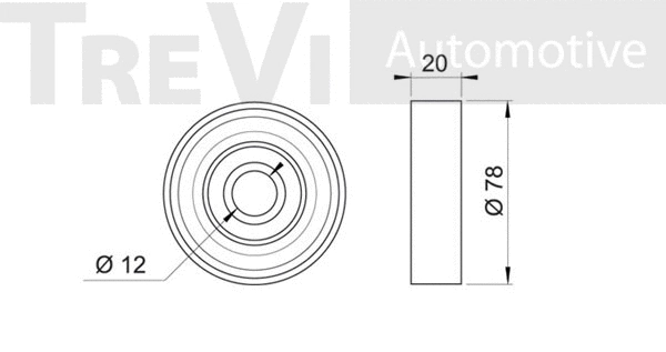 Tensioner Pulley, V-ribbed belt