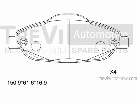 Brake Pad Set, disc brake (PF1360)