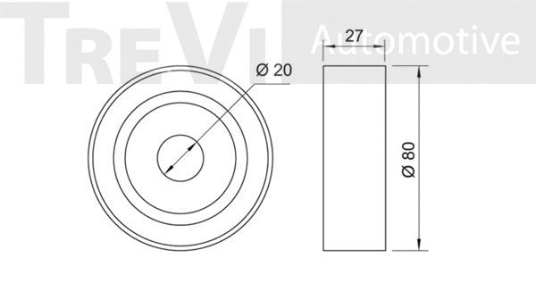 Tensioner Pulley, V-ribbed belt