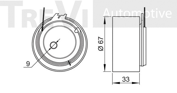 Tensioner Pulley, timing belt