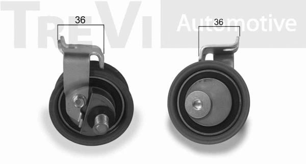 Tensioner Pulley, timing belt (TD1016)