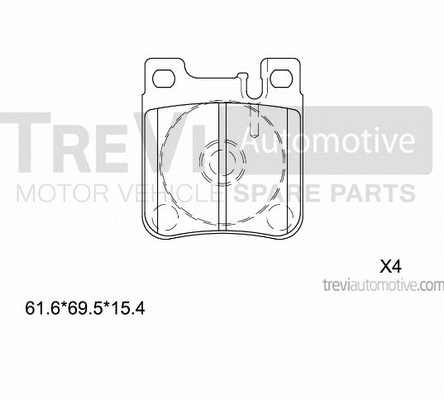 Brake Pad Set, disc brake (PF1583)