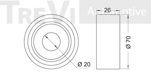 Tensioner Pulley, V-ribbed belt