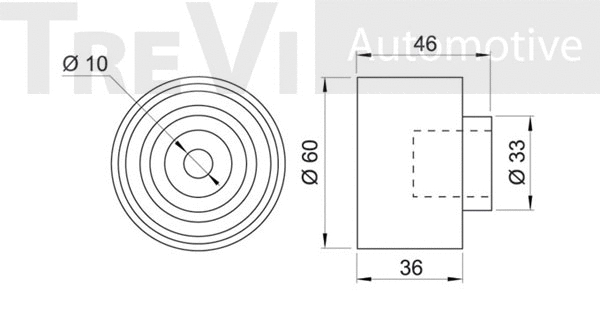 Deflection/Guide Pulley, timing belt