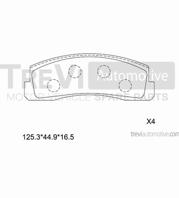 Brake Pad Set, disc brake (PF1324)