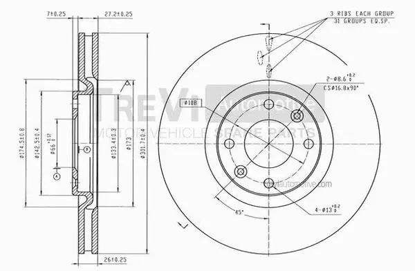 Brake Disc (BD1215)