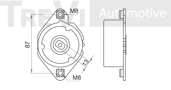 Belt Tensioner, V-ribbed belt