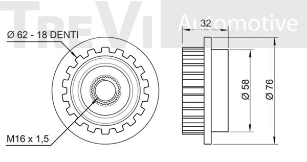Alternator Freewheel Clutch