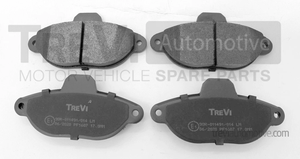Brake Pad Set, disc brake (PF1607)