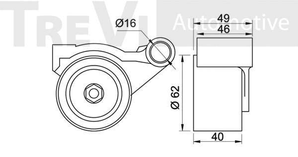 Tensioner Pulley, timing belt