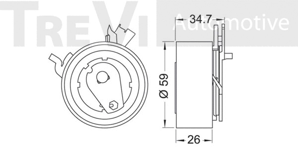 Tensioner Pulley, timing belt