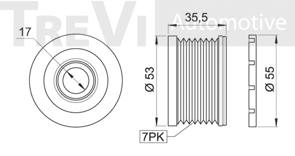 Alternator Freewheel Clutch