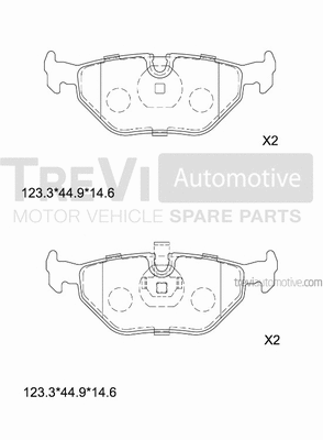 Brake Pad Set, disc brake (PF1591)