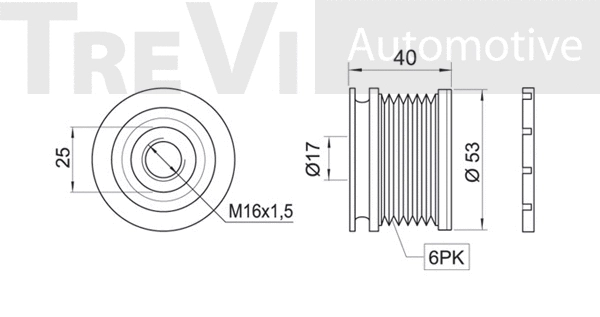 Alternator Freewheel Clutch