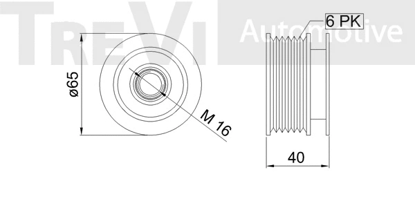 Alternator Freewheel Clutch
