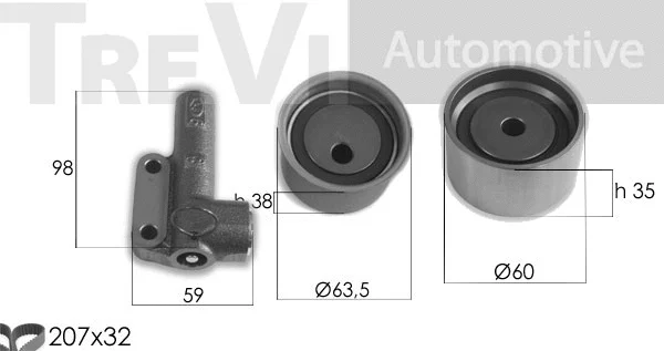 Timing Belt Kit (KD1369)