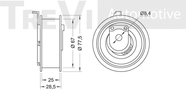 Tensioner Pulley, timing belt