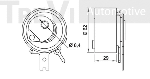 Tensioner Pulley, timing belt