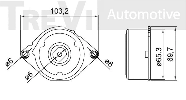 Deflection/Guide Pulley, V-ribbed belt