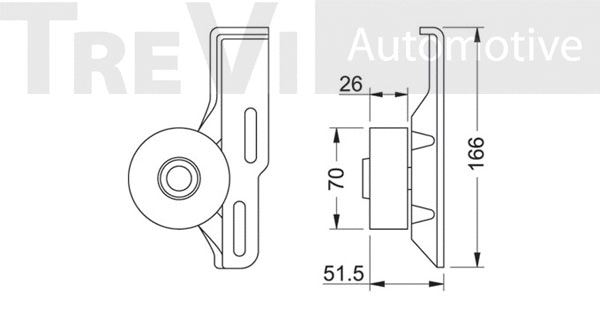 Tensioner Pulley, V-ribbed belt