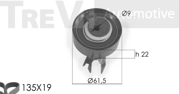 Timing Belt Kit (KD1161)
