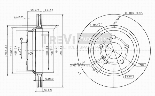 Brake Disc (BD1222)
