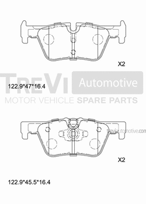 Brake Pad Set, disc brake (PF1508)