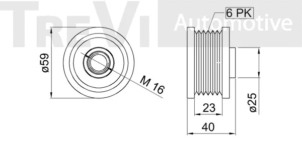 Alternator Freewheel Clutch