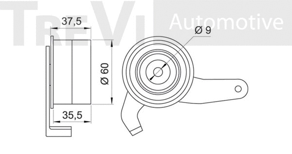 Tensioner Pulley, timing belt