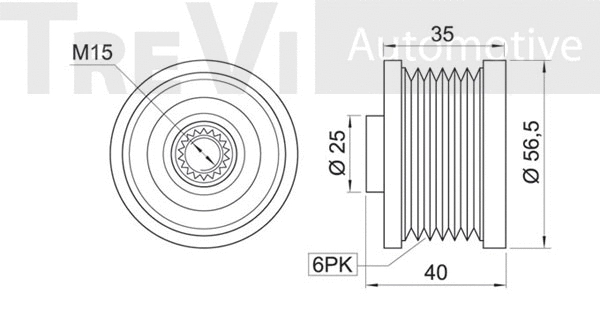 Alternator Freewheel Clutch
