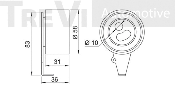 Tensioner Pulley, timing belt