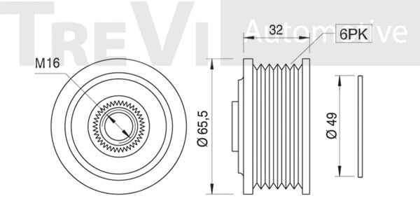 Alternator Freewheel Clutch