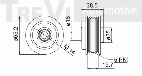 Alternator Freewheel Clutch
